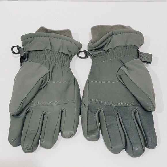 US Military Issue Foliage Green Intermediate Cold Wet Weather Gloves Size Medium - Picture 3 of 5